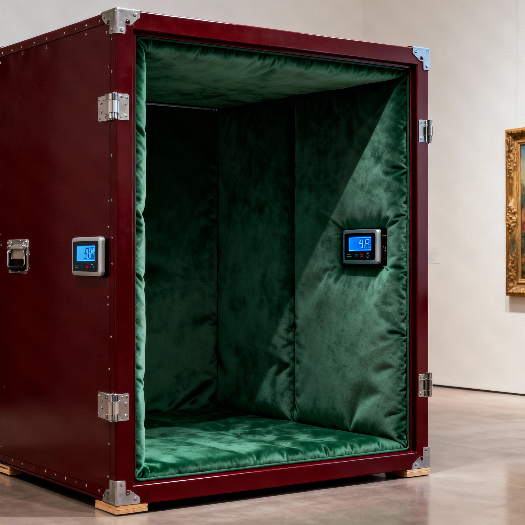 Climate-controlled storage units for antiques
