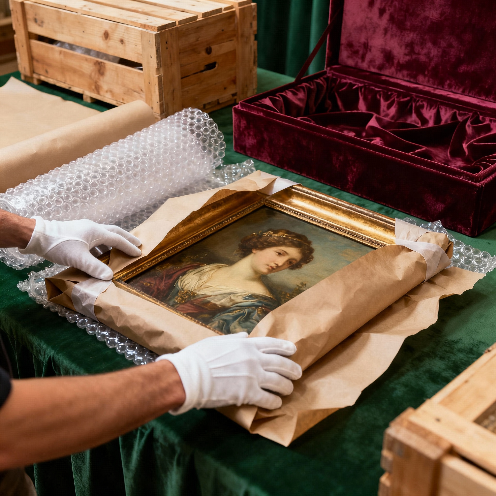 Insurance documentation for antique collections